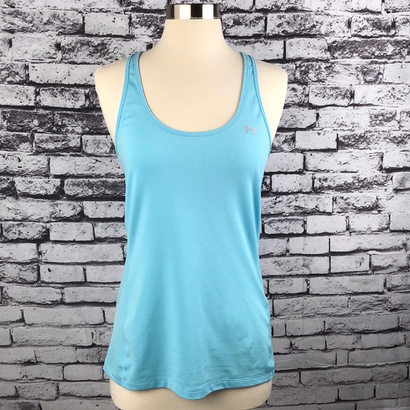 Under Armour Tops - Light Blue Under Armour Razorback Tank